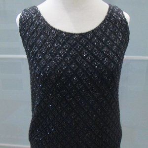 Vintage 1950's Harilela's Beaded Tank / Shell